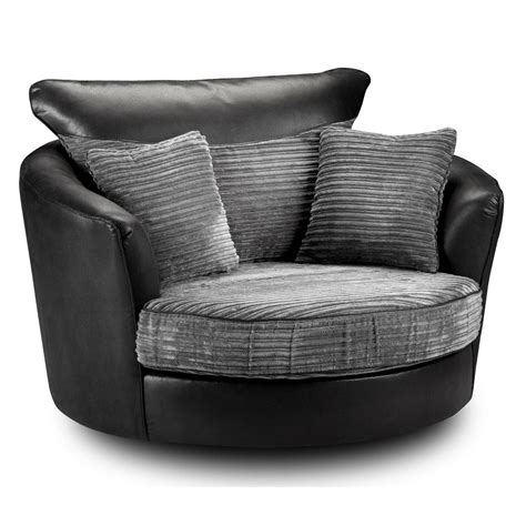 Swivel Cuddler Chair .